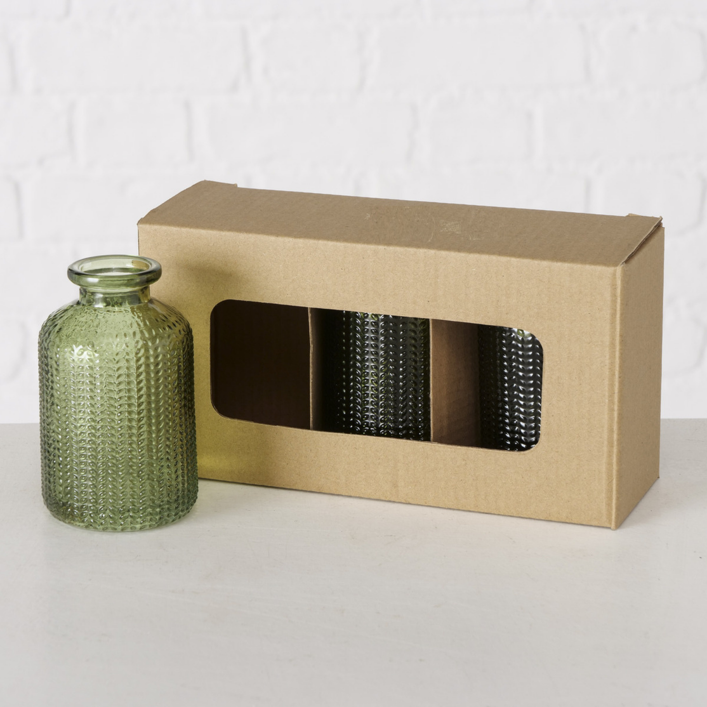 Set x 3 Jarrones Merula verde