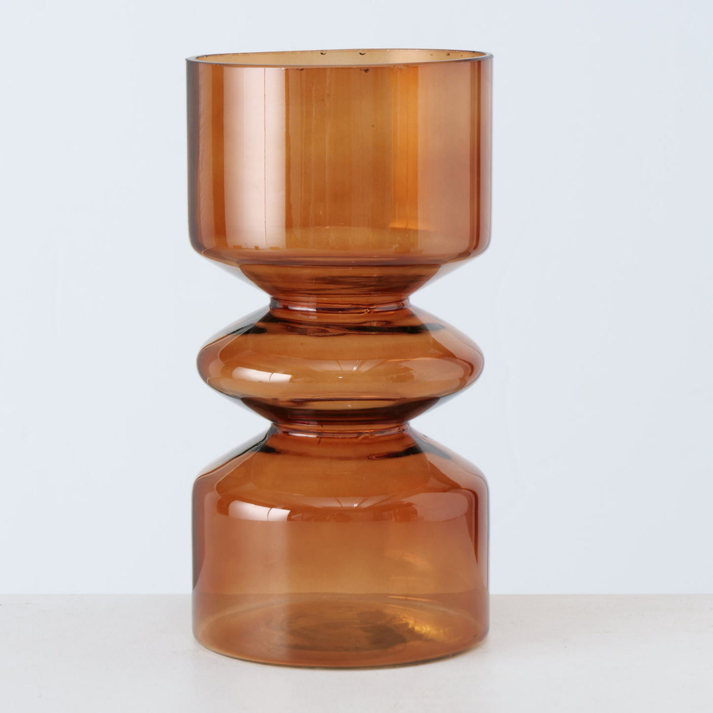 Jarrón Nelika ámbar