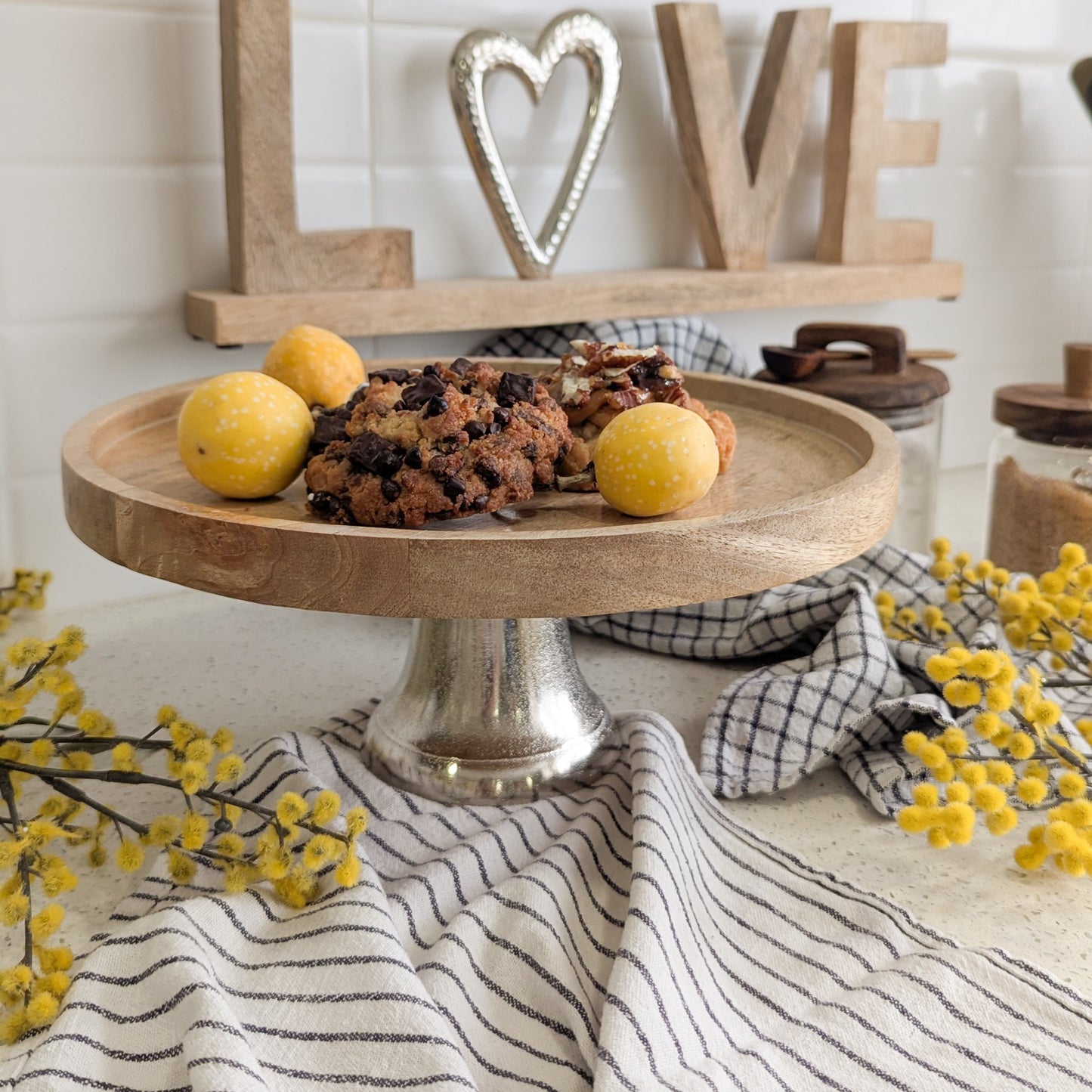 Porta tortas Madeira