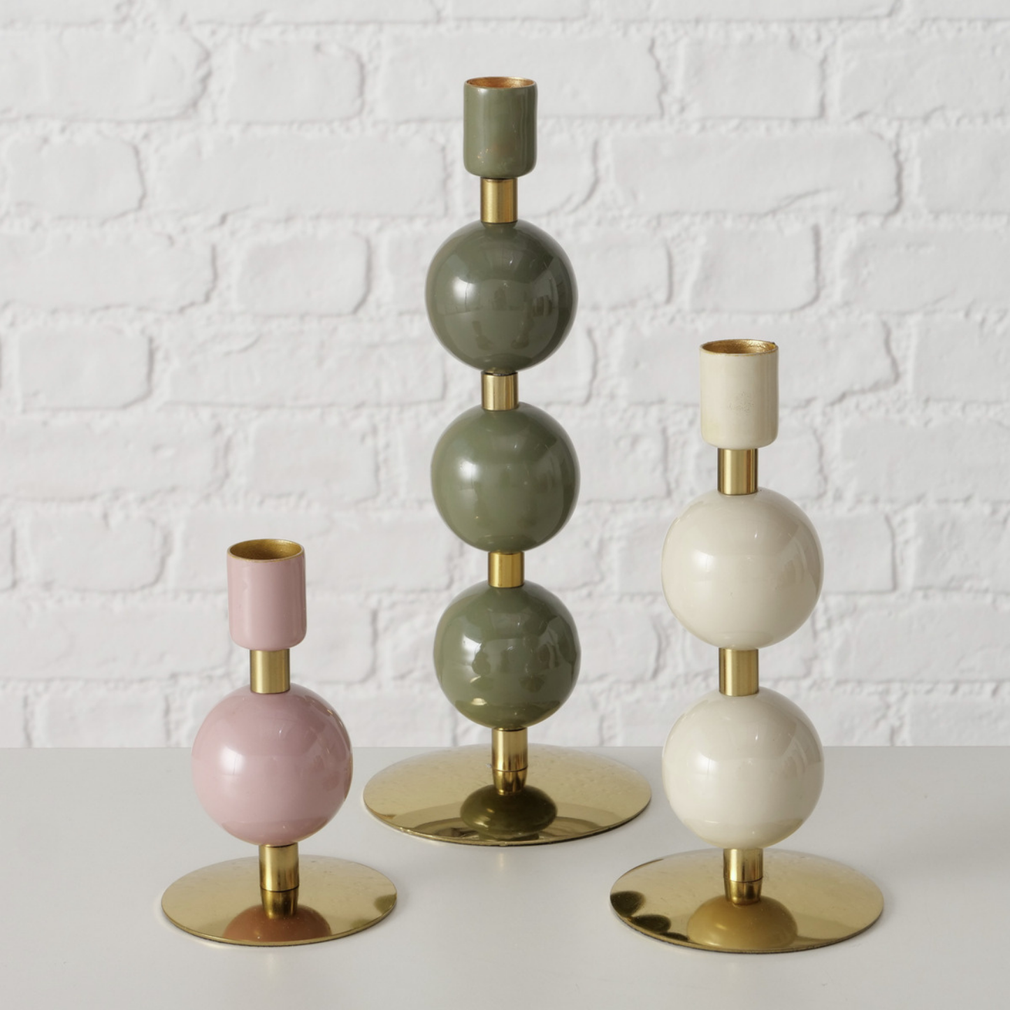 Set x 3 candelabros Bulbat