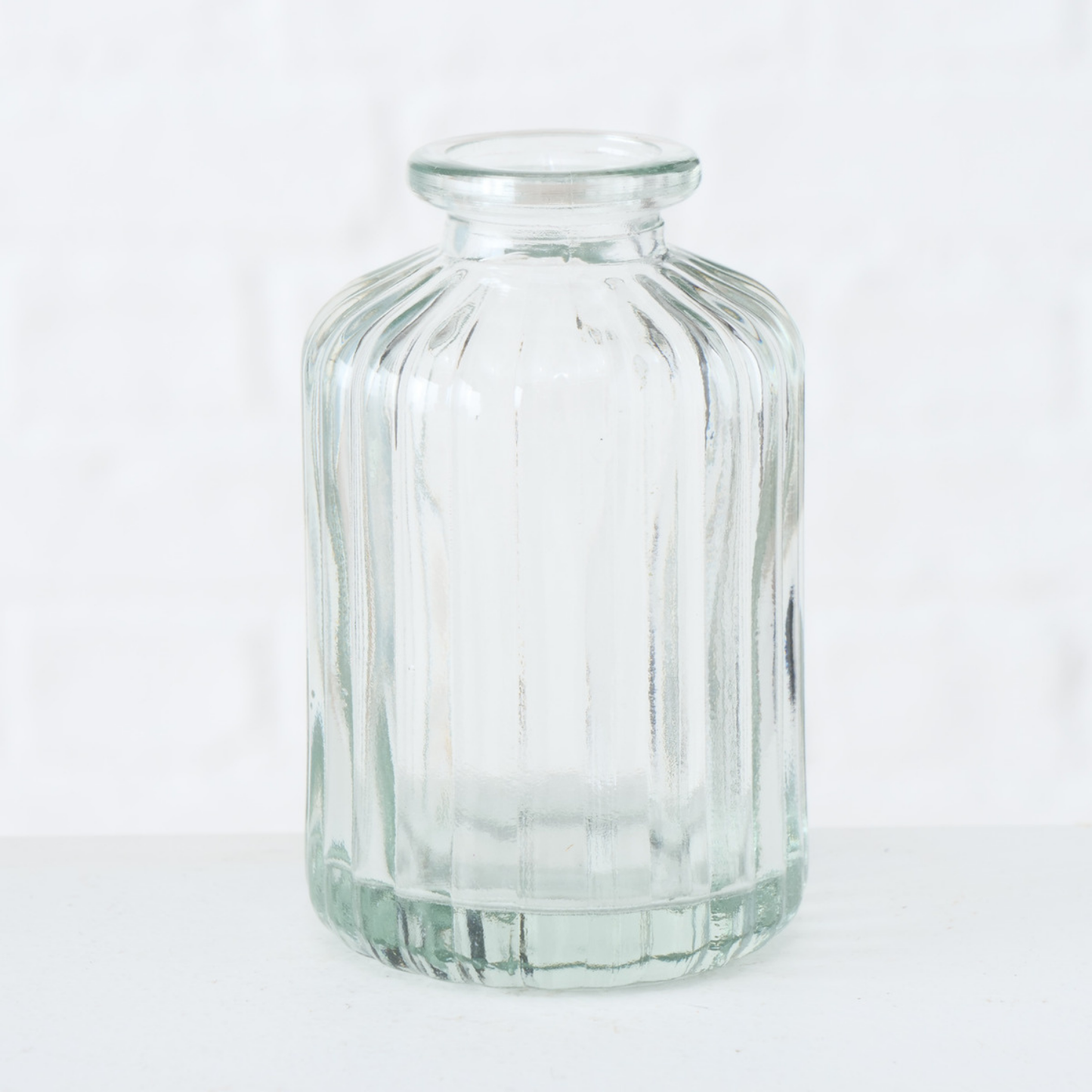 Set x 3 Jarrones Merula transparente líneas