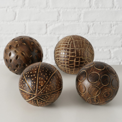 Set x  4 esferas decorativas Culla